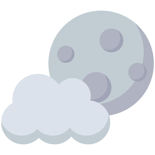 Full moon Dinosoft Flat icon