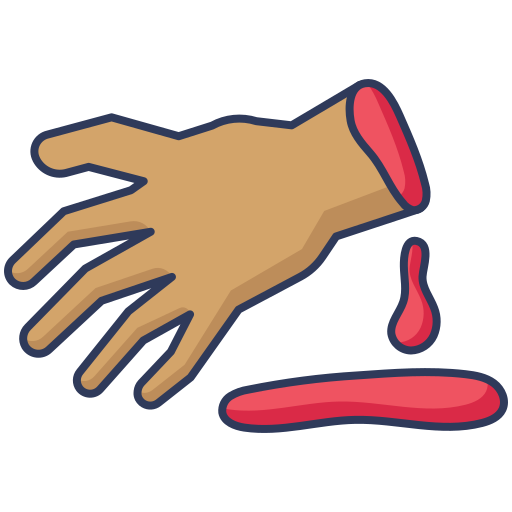 hand Dinosoft Lineal Color icon