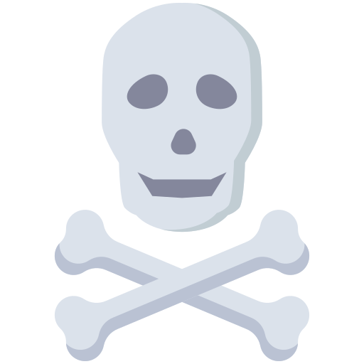 Skull Dinosoft Flat icon