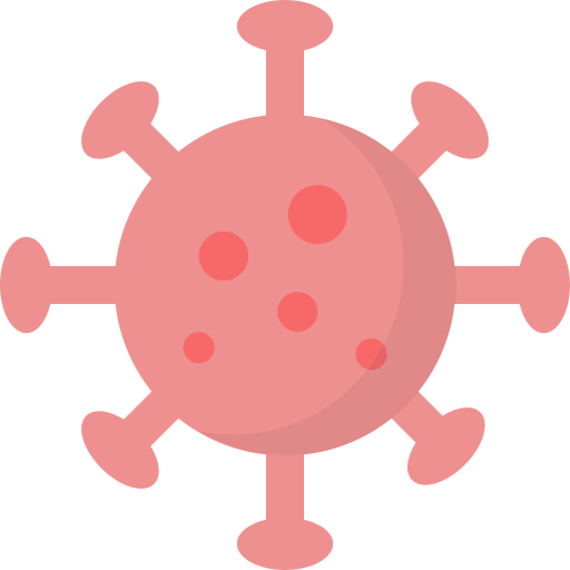 coronavirus Dinosoft Flat icoon
