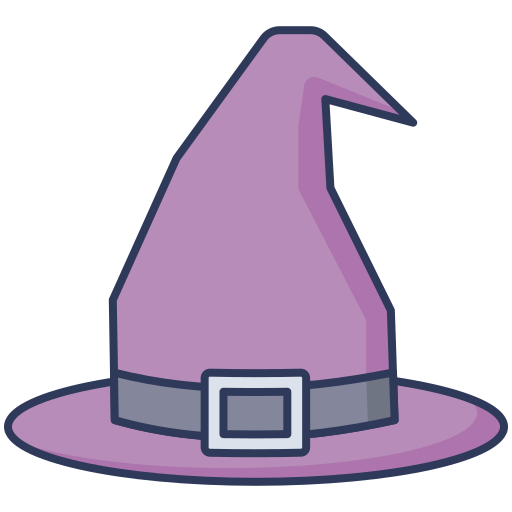 chapeau de sorcière Dinosoft Lineal Color Icône