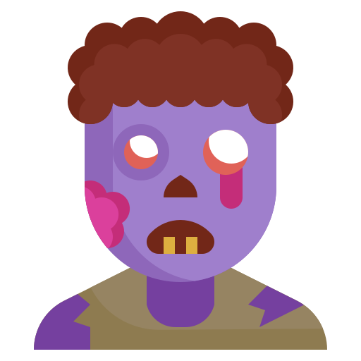 zombie Surang Flat icoon