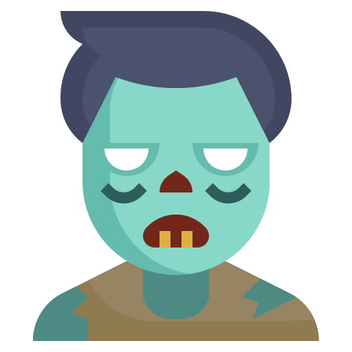 zombi Surang Flat icono