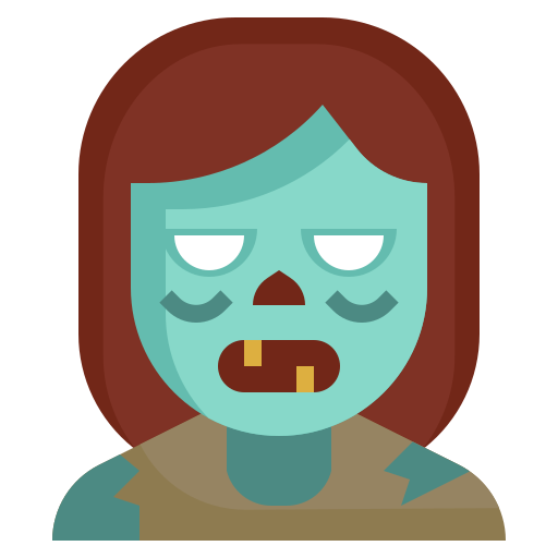 zombi Surang Flat icono