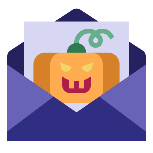 Invitation letter PongsakornRed Flat icon