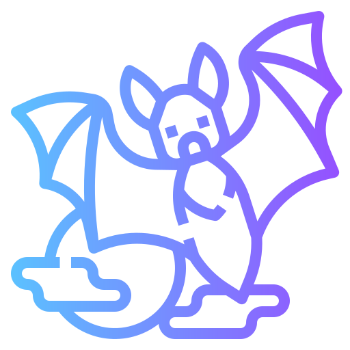 Летучая мышь PongsakornRed Gradient иконка