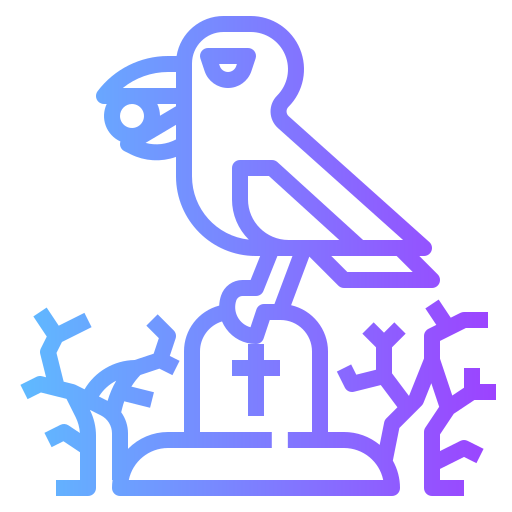 cuervo PongsakornRed Gradient icono