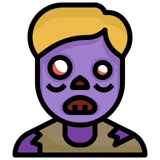 Zombie Surang Lineal Color icon