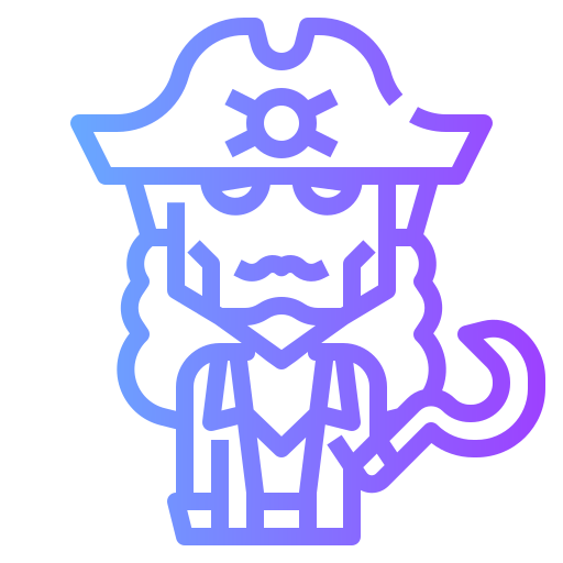 pirata PongsakornRed Gradient icono
