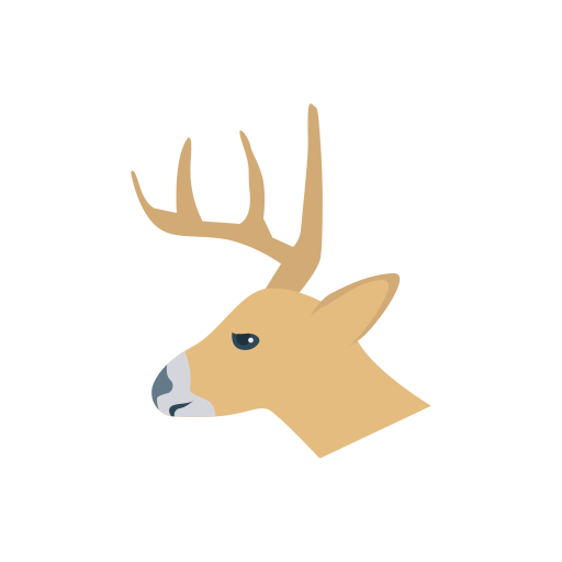 Deer Dinosoft Flat icon