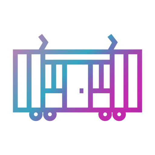 Electric train Generic Gradient icon