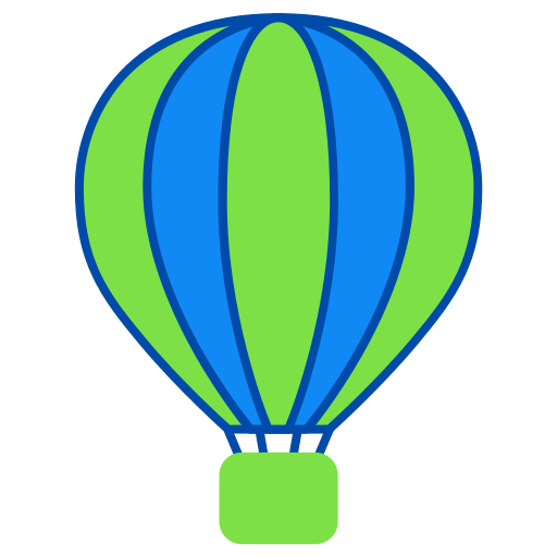 Air balloons Generic Outline Color icon
