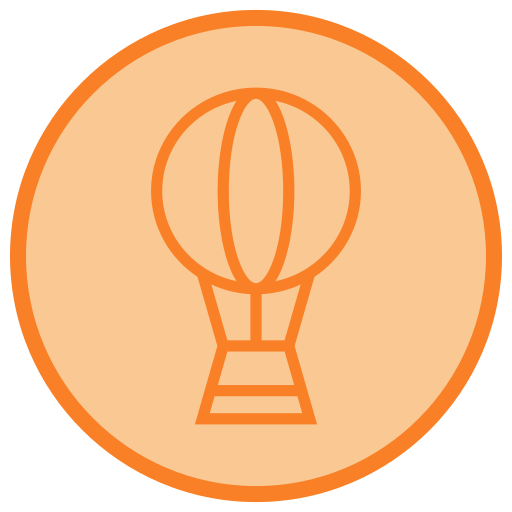 Air balloon Generic Outline Color icon
