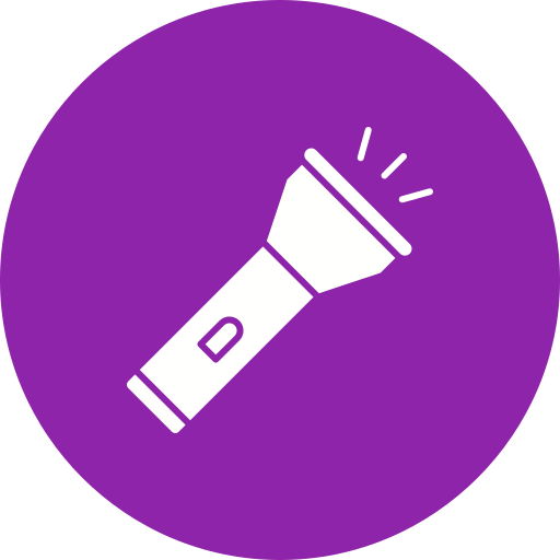 taschenlampe Generic Circular icon