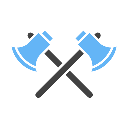 Axes Generic Blue icon