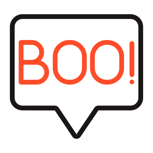 boo Generic Outline Color icona
