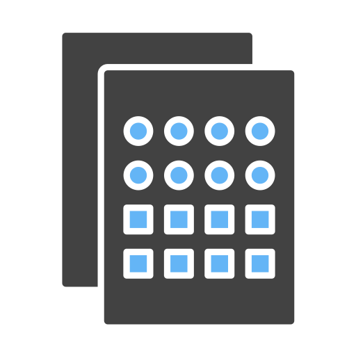 dane strukturalne Generic Blue ikona
