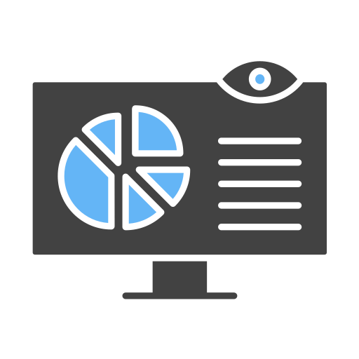 Visualization Generic Blue icon