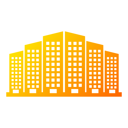 都市の建物 Generic Flat Gradient icon