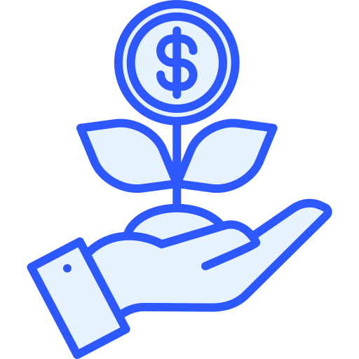Investment Generic Blue icon