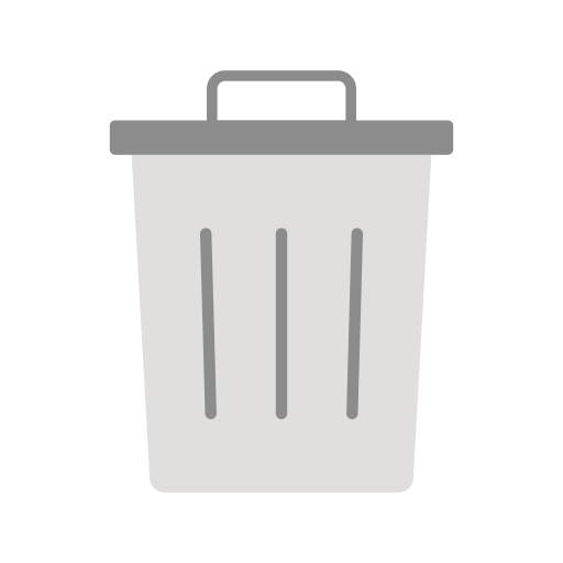 Waste bin Dinosoft Flat icon