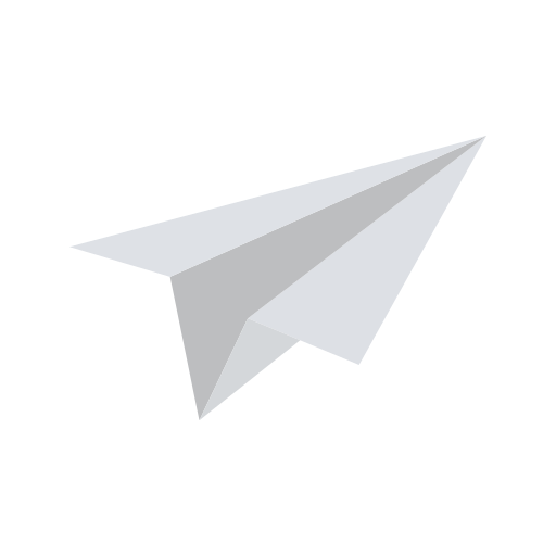 Paper plane Dinosoft Flat icon