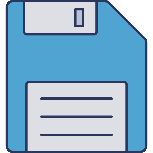 Floppy disk Dinosoft Lineal Color icon