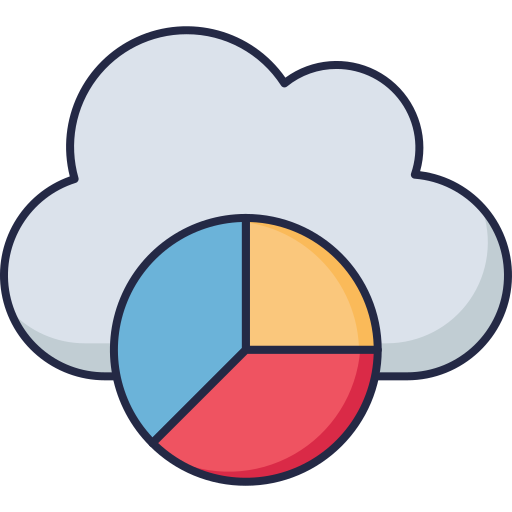 Cloud Dinosoft Lineal Color icon
