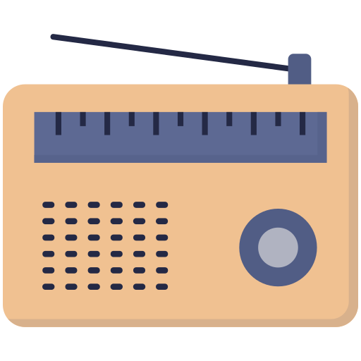 라디오 Dinosoft Flat icon