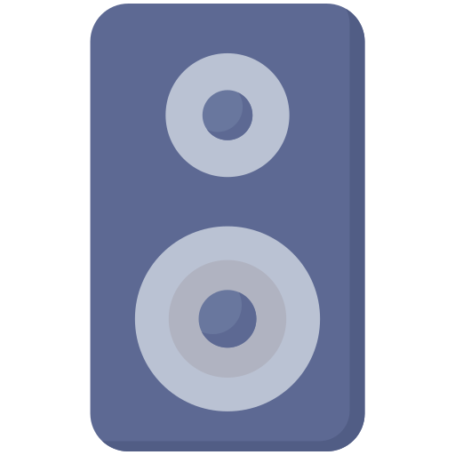 Speaker Dinosoft Flat icon