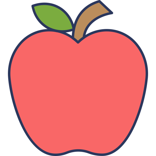 jabłko Dinosoft Lineal Color ikona
