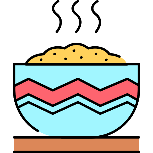 Porridge Generic Thin Outline Color icon