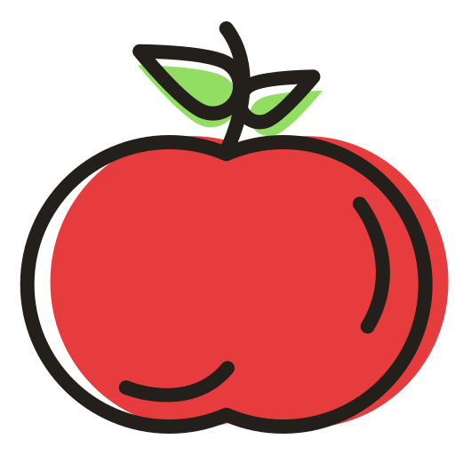 fruta maçã Generic Color Omission Ícone
