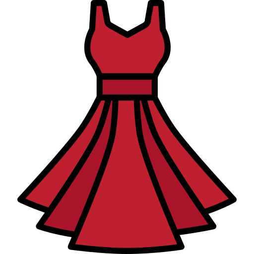 jurk Generic Outline Color icoon