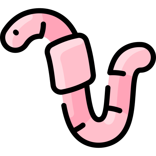worm Vitaliy Gorbachev Lineal Color icoon