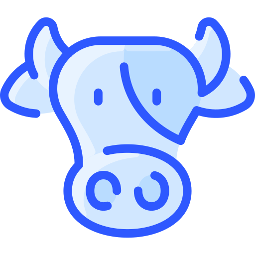 Cow Vitaliy Gorbachev Blue icon