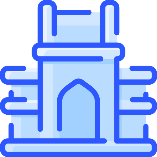 India gate Vitaliy Gorbachev Blue icon