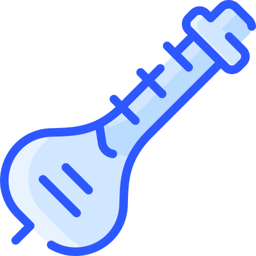 instrument hinduski Vitaliy Gorbachev Blue ikona