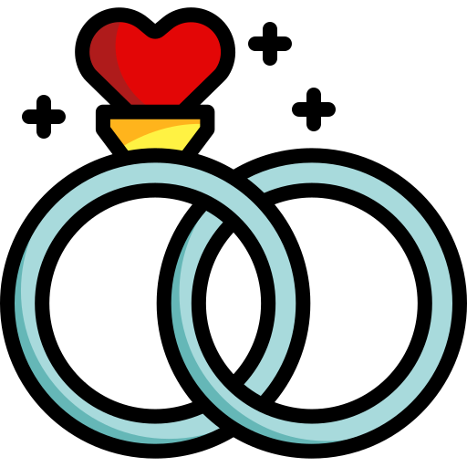 Wedding ring Generic Outline Color icon