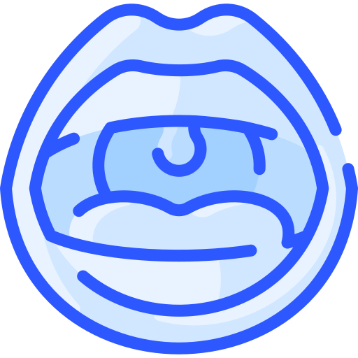 Mouth Vitaliy Gorbachev Blue icon