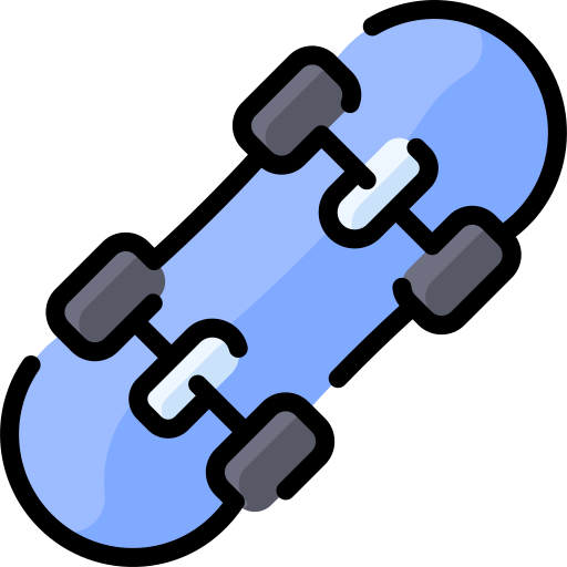 skateboard Vitaliy Gorbachev Lineal Color icon