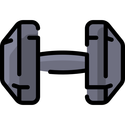 Dumbbell Vitaliy Gorbachev Lineal Color icon