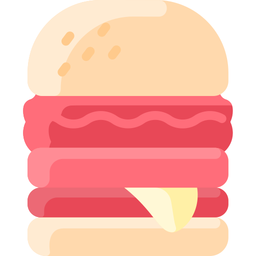 hamburger Vitaliy Gorbachev Flat icona