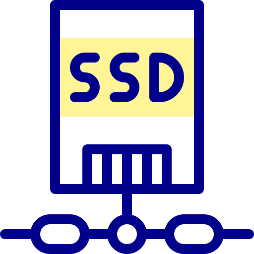ssd Detailed Mixed Lineal color icon