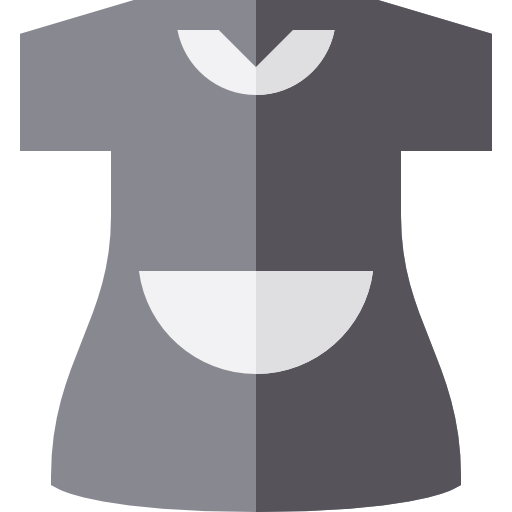 kleid Basic Straight Flat icon