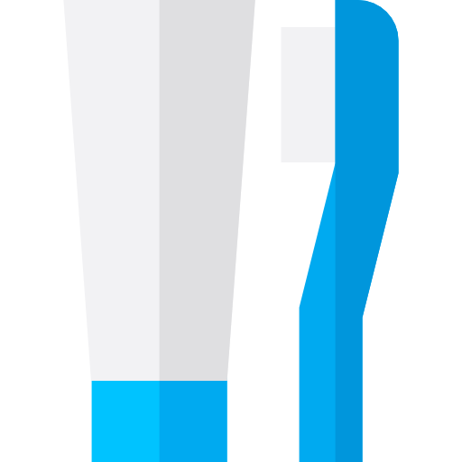 Toothpaste Basic Straight Flat icon