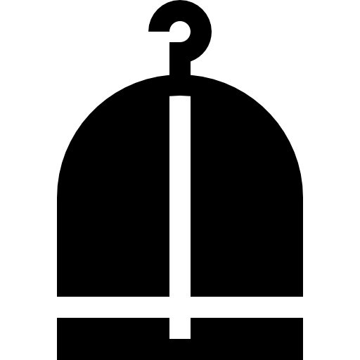 percha Basic Straight Filled icono
