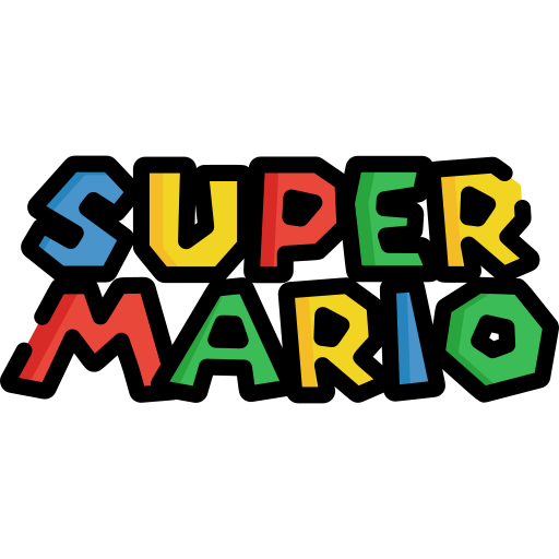 super mario Special Lineal color icon