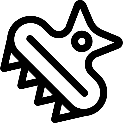 ヘアクランプ Basic Rounded Lineal icon