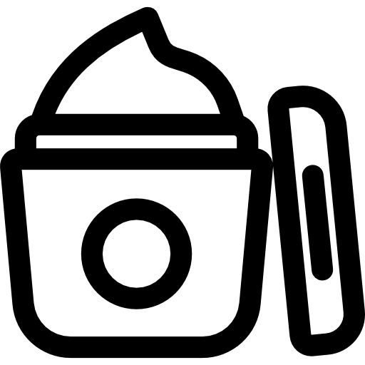 krem Basic Rounded Lineal ikona
